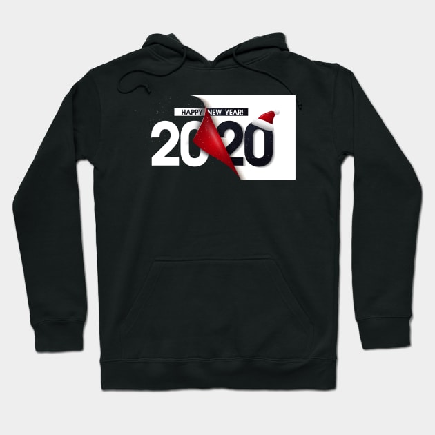 happy new year 2020 Hoodie by Rosomyat